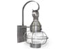 Northeast Lantern Onion Outdoor Wall Light with Clear Glass