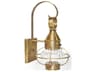 Northeast Lantern Onion Outdoor Wall Light with Optic Glass