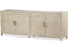 Sonder Living 89" Poplar Wood Natural Credenza Sideboard