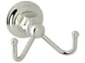 Rohl Polished Nickel Wall Mount Double Robe Hook