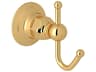 Rohl Italian Brass Wall Mount Single Robe Hook