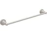 Rohl Satin Nickel 24" Wall Mount Single Towel Bar