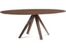 Saloom Skyline Oval Wood Dining Table