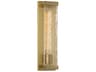 Savoy House Alberta 1-Light Warm Brass Glass Wall Sconce