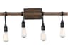 Savoy House Burgess 4-Light Durango Brown Vanity Light