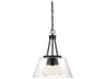 Savoy House Calhoun 3-Light Matte Black Glass Pendant