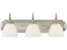 Savoy House Herndon 3-Light Satin Nickel Pewter Glass Vanity Light
