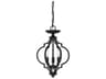 Savoy House Meridian 3-Light Matte Black Mini Pendant