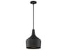 Savoy House Meridian 1-Light Matte Black Bell Mini Pendant