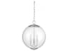 Savoy House Meridian 3-Light Chrome Globe Pendant