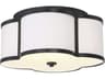 Savoy House Meridian 3-Light Classic Bronze Drum Semi Flush Mount