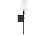 Savoy House Monroe 1-Light Matte Black Wall Sconce