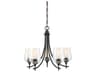 Savoy House Octave 5-Light English Bronze Glass Chandelier