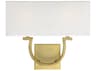 Savoy House Rhodes 2-Light Warm Brass Wall Sconce