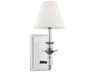 Savoy House Washburn 1-Light Polished Nickel Wall Sconce