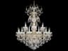 Schonbek New Orleans 18-Light8-Light Gold Crystal Candelabra Chandelier