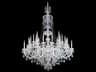 Schonbek Sterling 45-Light Silver Crystal Candelabra Chandelier