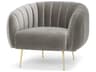 Urbia Metro Gray Fabric Accent Chair