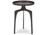 Urbia Elements Round Metal Raw Bronze End Table