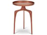 Urbia Elements Round Metal Vintage Copper End Table