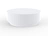 Vondom Vela Round Plastic White Matte Coffee Table