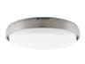 WAC Lighting Lithium 1-Light Brushed Nickel LED Round Flush Mount