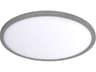 WAC Lighting Round 1-Light Brushed Nickel LED Flush Mount