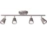 WAC Lighting Solo 4-Light Brushed Nickel LED Track & Rail Light