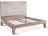 World Interiors Haveli Natural White Mango Wood King Platform Bed