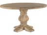 World Interiors Pengrove Round Wood Antique Oak Dining Table