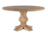 World Interiors Pengrove Round Wood Antique Oak Dining Table
