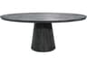 Worlds Away Oval Wood Dining Table