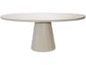 Worlds Away Oval Wood Dining Table