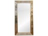 Worlds Away Gold Leaf Rectangular Floor Mirror
