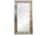 Worlds Away Silver Leaf Rectangular Floor Mirror