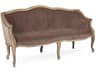 Zentique Benton Brown Velvet Upholstered Loveseat