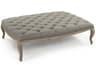 Zentique Maison Gray Upholstered Ottoman
