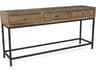Zentique Finneas Rectangular Wood Limed Grey Oak Console Table