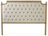 Zentique Louis Natural Linen Queen Headboard