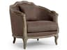 Zentique Maison Gray Fabric Accent Chair
