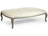 Zentique Maison Cream Upholstered Tufted Ottoman