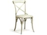 Zentique Parisienne Birch Wood White Side Dining Chair