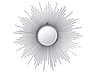 Zentique Konrad Distressed Silver Sunburst Wall Mirror