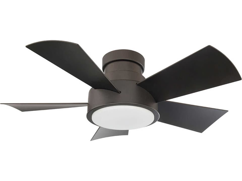 Vox 38-Inch 5-Blade Smart Indoor Outdoor LED Ceiling Fan in Bronze