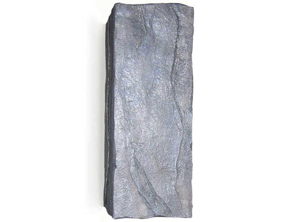 Nature Stone 1-Light Grey Ceramic Wall Sconce