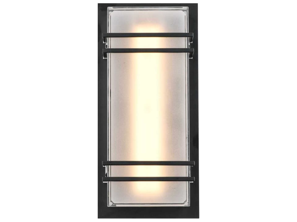 Sausalito Integrated LED Outdoor Wall Sconce in Black