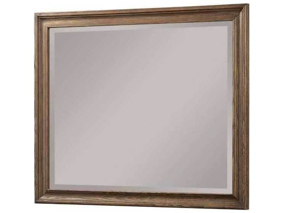 Inverness Parker Reclaimed Oak Rectangular Wall Mirror