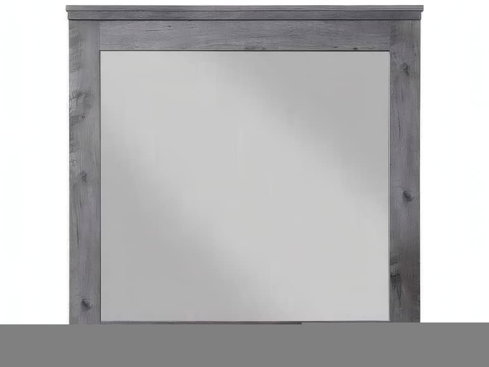 Vidalia Rustic Gray Oak Mirror