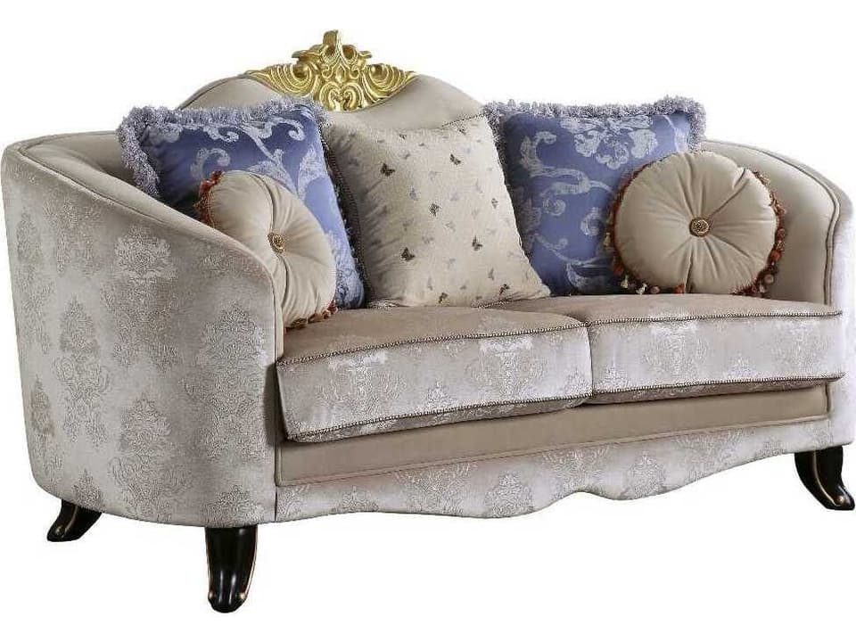 Sheridan Cream Upholstered Loveseat