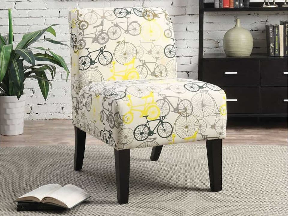 Ollano Yellow Accent Chair